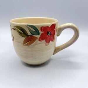 Pier 1 Imports Laurina Durastone Floral Mug